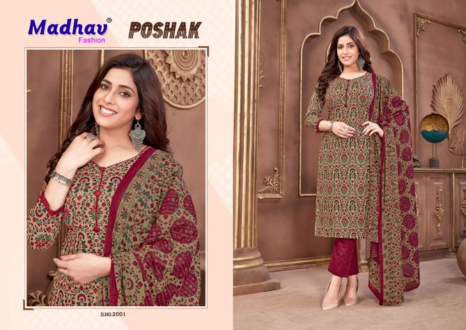 Madhav Poshak Vol 2 Printed Cotton Dress Material Wholesale Market In Surat
